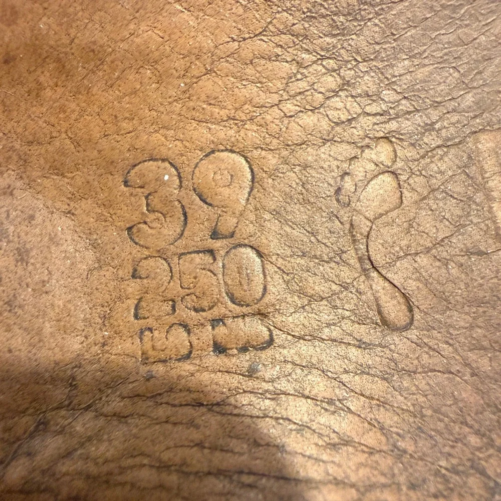 Birkenstock Madrid Big Buckle Cognac Oiled Leather Sandals Slides Womens 39 - Picture 2 of 8